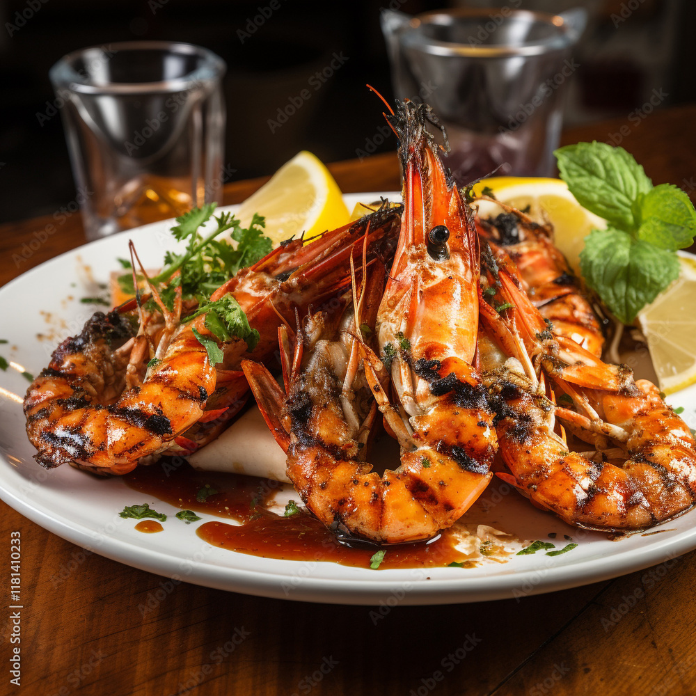 Grilled Shrimp with Herbs and Lemon Grilled Shrimp with Herbs and Lemon