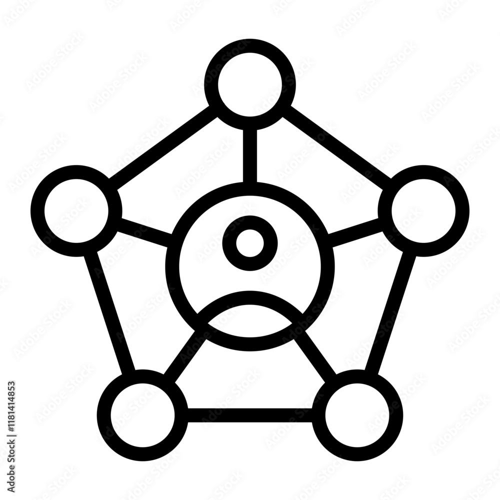 Connection Vector Line Icon Design Connection Vector Line Icon Design