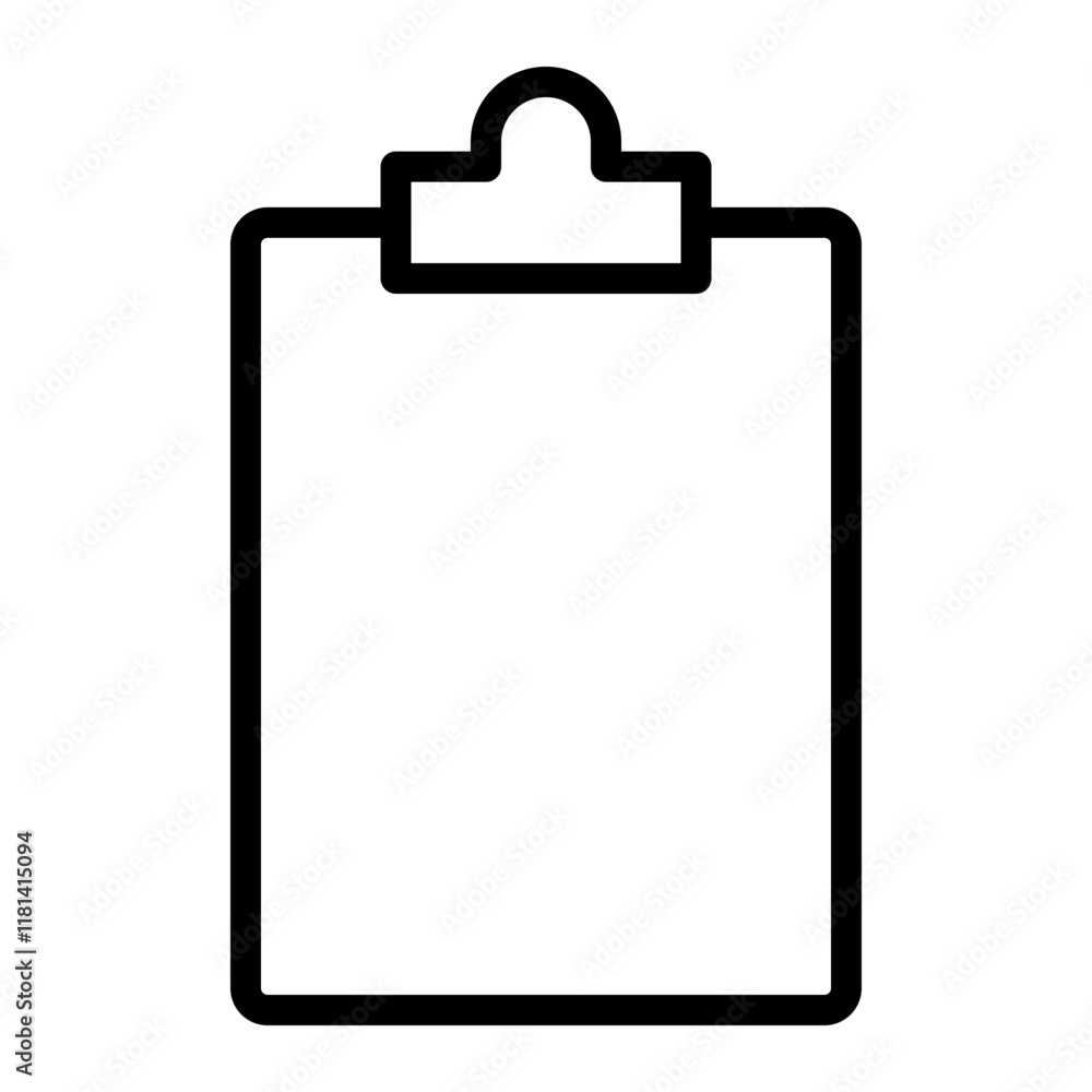 Planning Vector Line Icon Design Planning Vector Line Icon Design