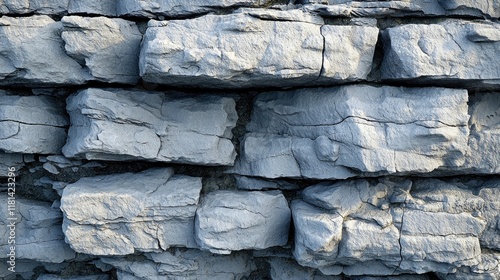 Gray Stone Wall Texture: Rugged Masonry, Architectural Background photo