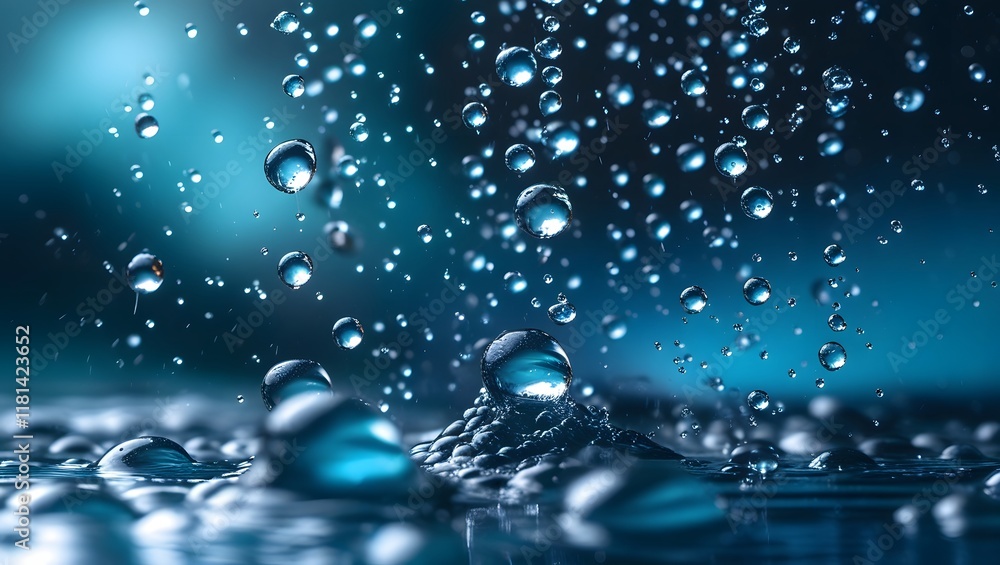 Slow-Motion Cascade of Water Droplets with Shimmering Effect
Slow-Motion Cascade of Water Droplets with Shimmering Effect