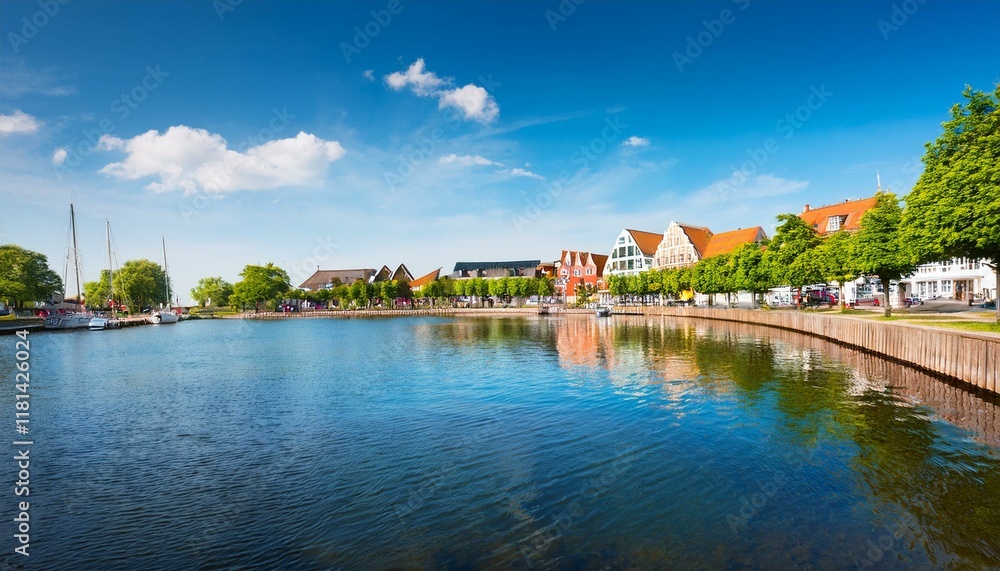 Promenade by Lake Grosser Eutiner See, Germany Promenade by Lake Grosser Eutiner See, Germany