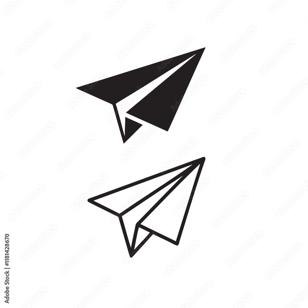 paper plane icon