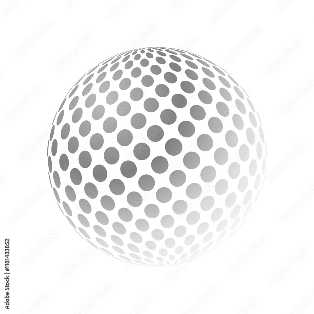 Large Black Digital Globe Design Vector with Bright Spotted Patterned Surface - Vector Illustration, Clip-Art Template, Isolated on White Background Large Black Digital Globe Design Vector with Bright Spotted Patterned Surface - Vector Illustration, Clip-Art Template, Isolated on White Background