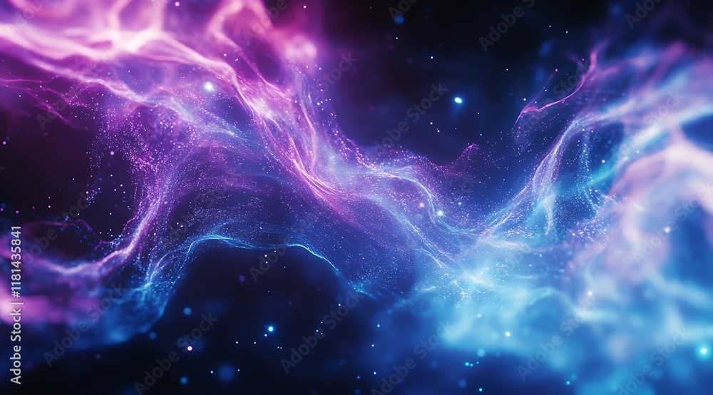 Abstract digital background with blue and purple waves Abstract digital background with blue and purple waves