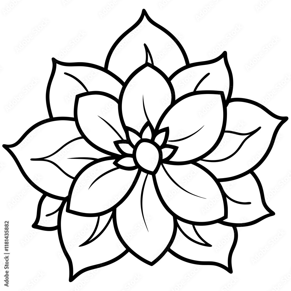 Blossom Charm line art art vector Blossom Charm line art art vector