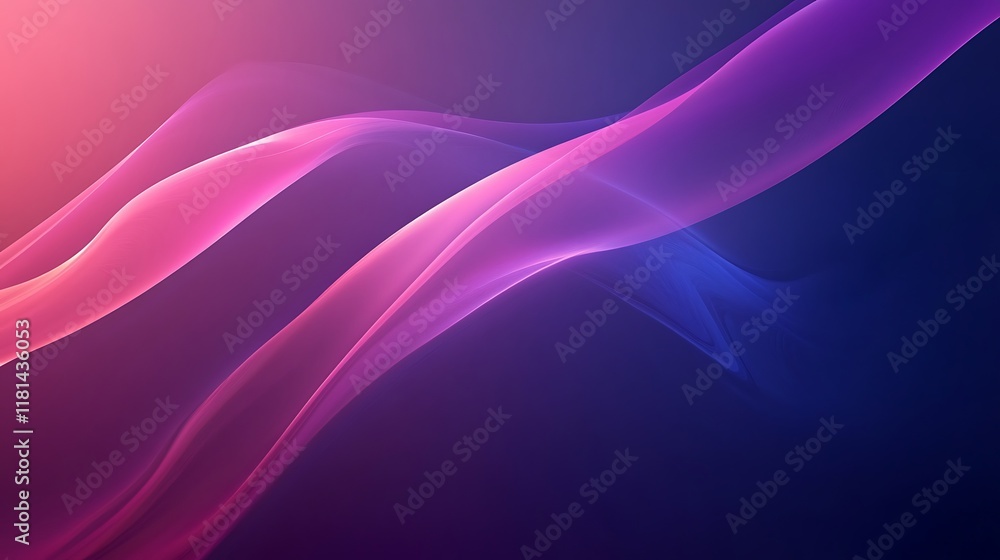 Abstract Pink Purple Blue Waves Gradient Design Abstract Pink Purple Blue Waves Gradient Design