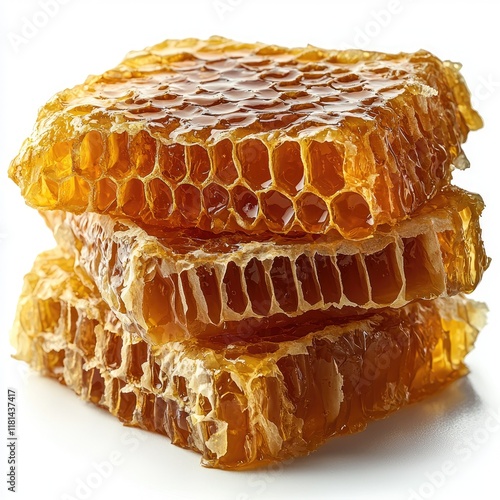 Honeycomb: Golden Delight - Raw Honeycomb, Sweetness of Nature, Healthy Snack, Pure Honeycomb, Natural Honeycomb, Delicious Honeycomb, Honeycomb Texture photo