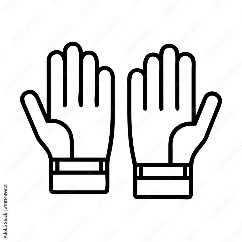 golf gloves icon, Accessories line art, Accessories vector - simple black line art icon of golf gloves perfect for logos, and Accessories-themed designs. golf gloves icon, Accessories line art, Accessories vector - simple black line art icon of golf gloves perfect for logos, and Accessories-themed designs.