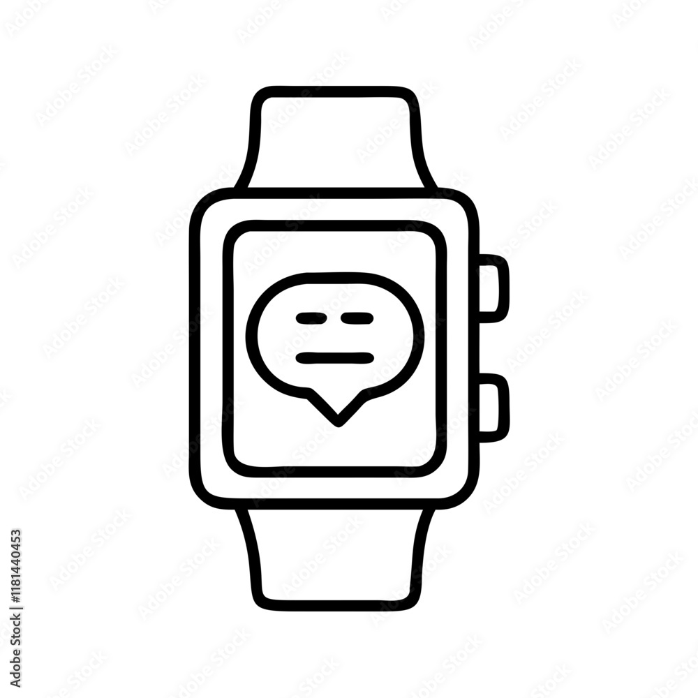 smartwatch bands icon, Accessories line art, Accessories vector - simple black line art icon of smartwatch bands perfect for logos, and Accessories-themed designs. smartwatch bands icon, Accessories line art, Accessories vector - simple black line art icon of smartwatch bands perfect for logos, and Accessories-themed designs.