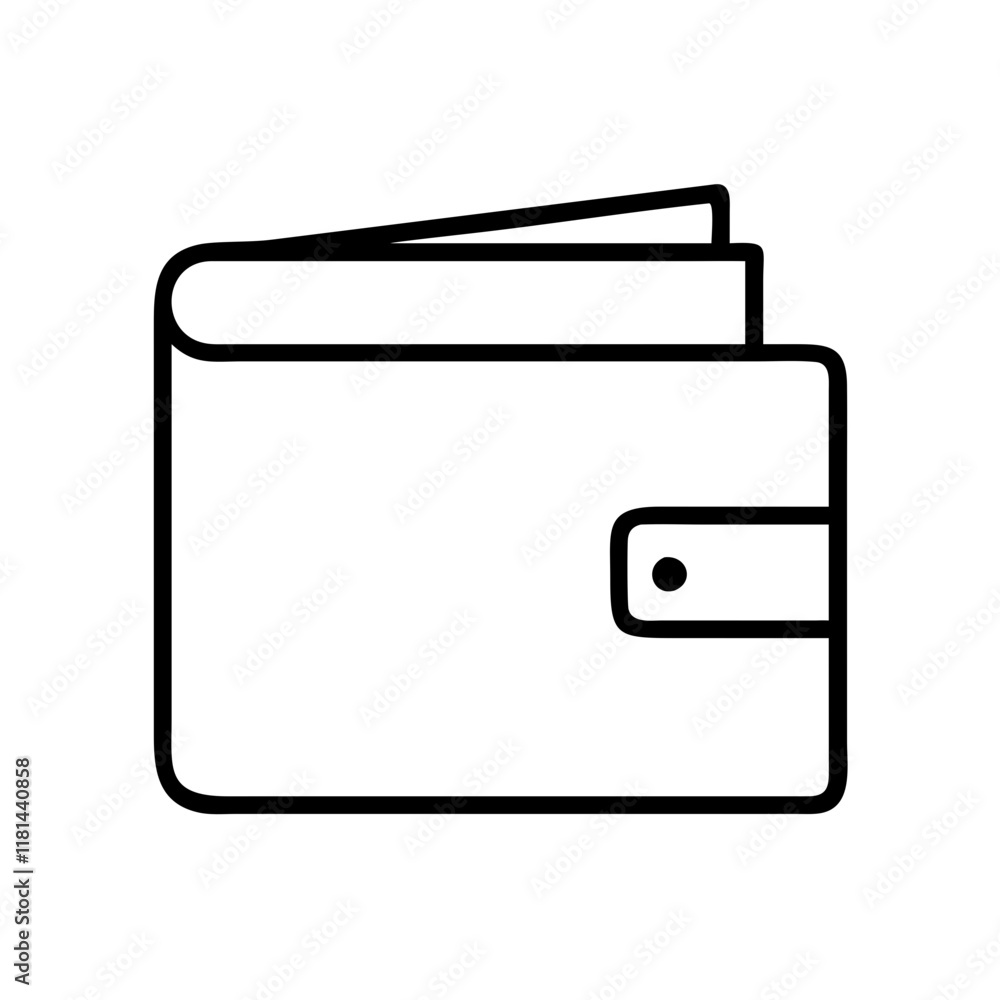 wallets icon, Accessories line art, Accessories vector - simple black line art icon of wallets perfect for logos, and Accessories-themed designs. wallets icon, Accessories line art, Accessories vector - simple black line art icon of wallets perfect for logos, and Accessories-themed designs.