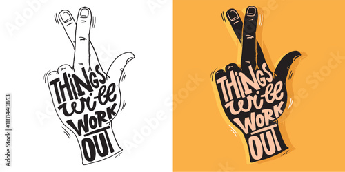 Cute hand drawn doodle lettering quote. Lettering for t-shirt design, mug print, bag print, clothes fashion. 100% hand drawn vector image.