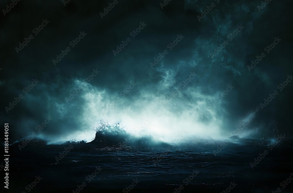 Dark blue background, grungy texture, dark and mysterious Dark blue background, grungy texture, dark and mysterious