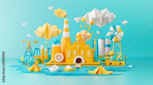 Whimsical origami clouds from sukrich's creative paper factory