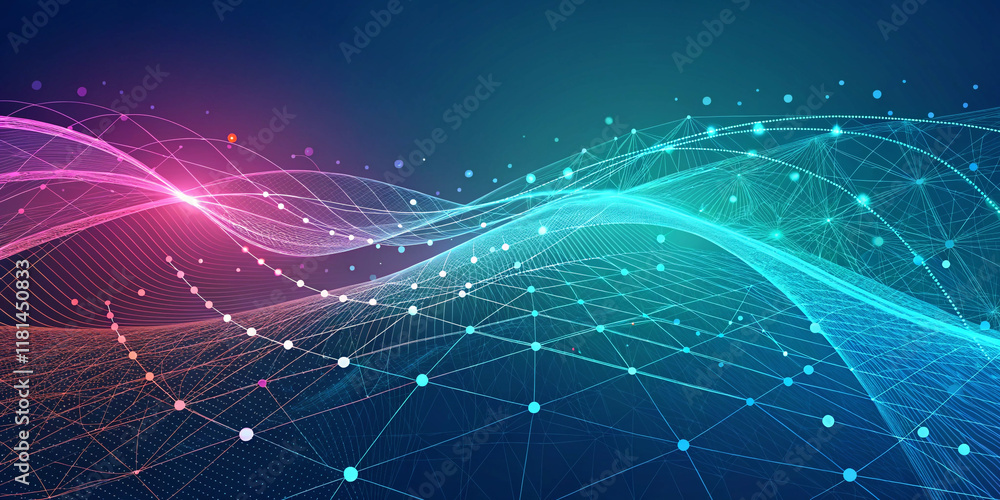 Fototapeta premium Dynamic Abstract Technology Background Featuring Innovative Designs and Concepts