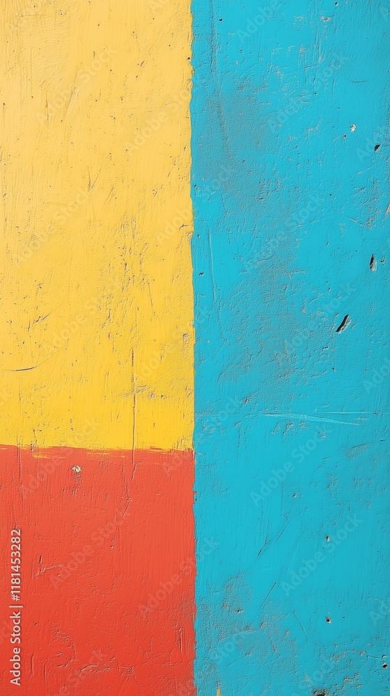 Abstract Yellow, Blue, and Red: Textured Colorful Background - made with Generative AI Abstract Yellow, Blue, and Red: Textured Colorful Background - made with Generative AI
