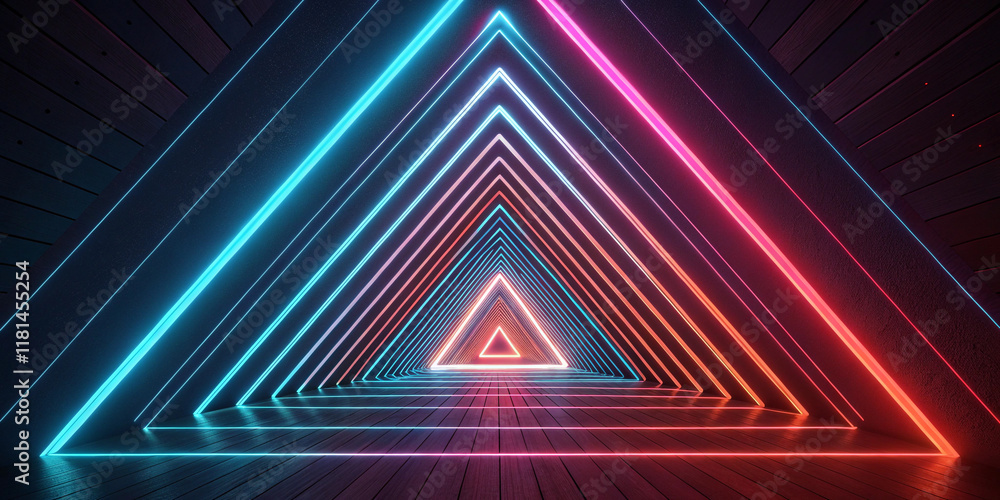 Fototapeta premium A Dynamic Abstract Technology Background Featuring Striking Visuals and Creative Elements