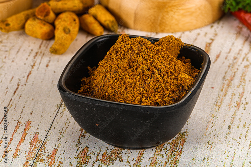 Indian cuisine - curry powder for culinary Indian cuisine - curry powder for culinary