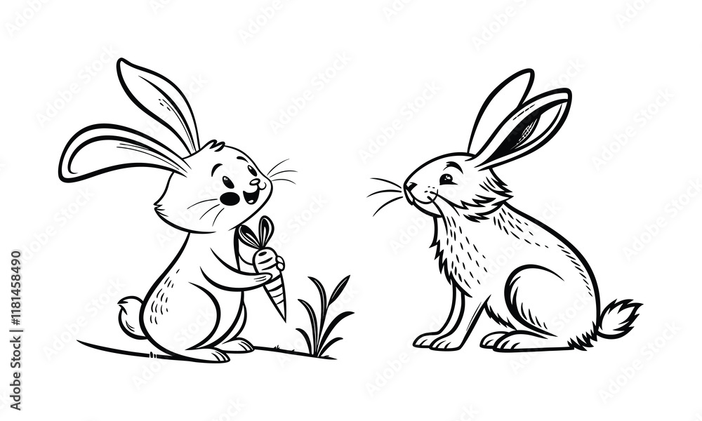 High-Quality Customizable Rabbit Vector Bundle
High-Quality Customizable Rabbit Vector Bundle