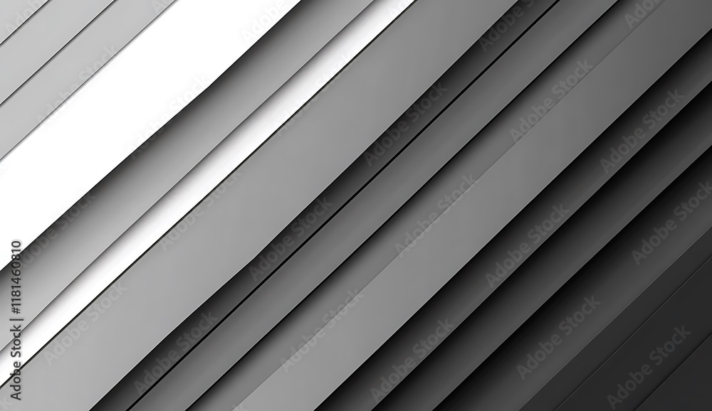 Obraz premium White background with gray diagonal stripes