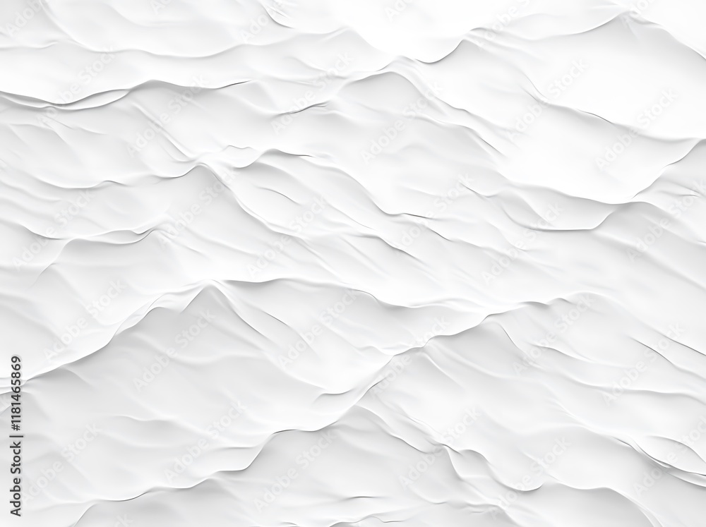 Obraz premium White water ripples on a white background