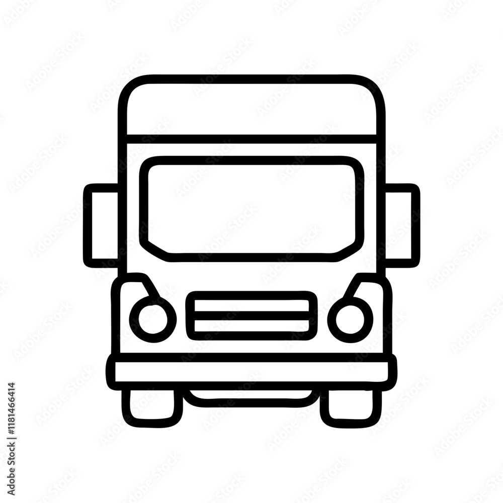 semi truck icon, vehicle line art, vehicle vector - simple black line art icon of semi truck perfect for logos, and vehicle-themed designs. semi truck icon, vehicle line art, vehicle vector - simple black line art icon of semi truck perfect for logos, and vehicle-themed designs.