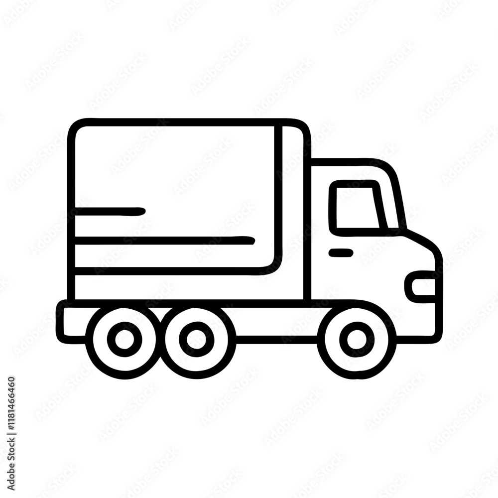 semi truck icon, vehicle line art, vehicle vector - simple black line art icon of semi truck perfect for logos, and vehicle-themed designs. semi truck icon, vehicle line art, vehicle vector - simple black line art icon of semi truck perfect for logos, and vehicle-themed designs.