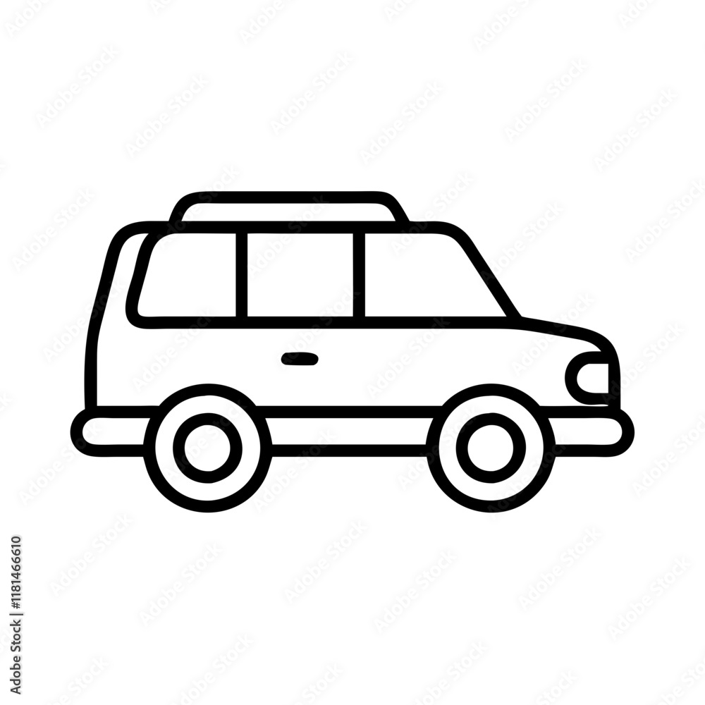 station wagon icon, vehicle line art, vehicle vector - simple black line art icon of station wagon perfect for logos, and vehicle-themed designs. station wagon icon, vehicle line art, vehicle vector - simple black line art icon of station wagon perfect for logos, and vehicle-themed designs.