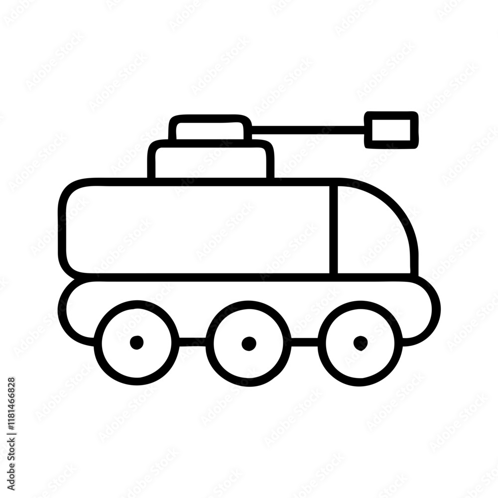 tank icon, vehicle line art, vehicle vector - simple black line art icon of tank perfect for logos, and vehicle-themed designs. tank icon, vehicle line art, vehicle vector - simple black line art icon of tank perfect for logos, and vehicle-themed designs.