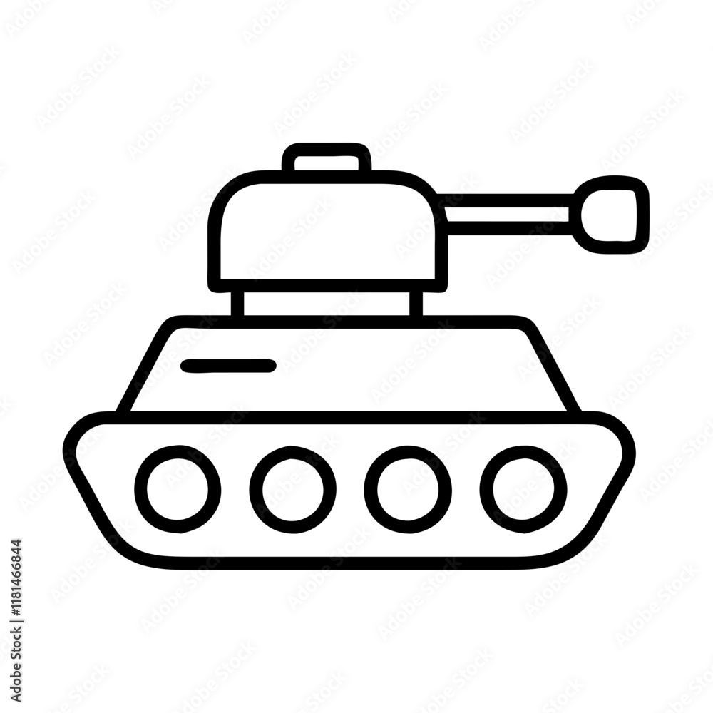 tank icon, vehicle line art, vehicle vector - simple black line art icon of tank perfect for logos, and vehicle-themed designs. tank icon, vehicle line art, vehicle vector - simple black line art icon of tank perfect for logos, and vehicle-themed designs.