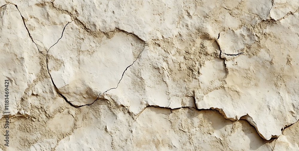 Fototapeta premium A cream-colored stone texture, seamless background