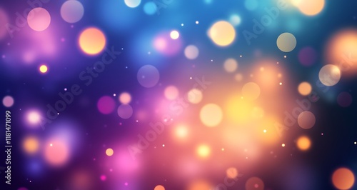 Wallpaper Mural A gradient background with blue, purple and orange colors Torontodigital.ca