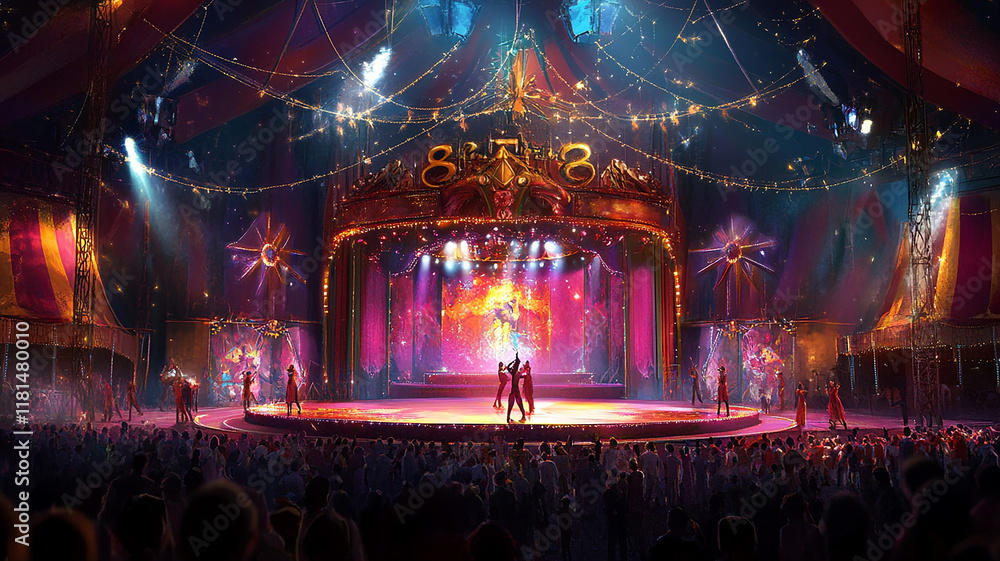 Ai Generated Carnival Background Image Ai Generated Carnival Background Image