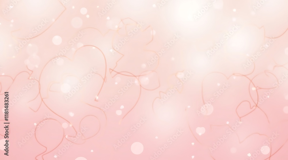 Romantic Pink Hearts Background: A Valentine's Day Delight Romantic Pink Hearts Background: A Valentine's Day Delight