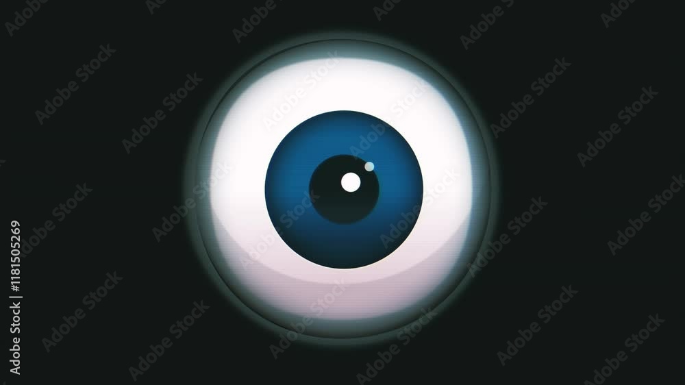 Lock Hole With Big Eye Looking/ Animation of a door lock hole in the dark with big eye watching and staring Lock Hole With Big Eye Looking/ Animation of a door lock hole in the dark with big eye watching and staring