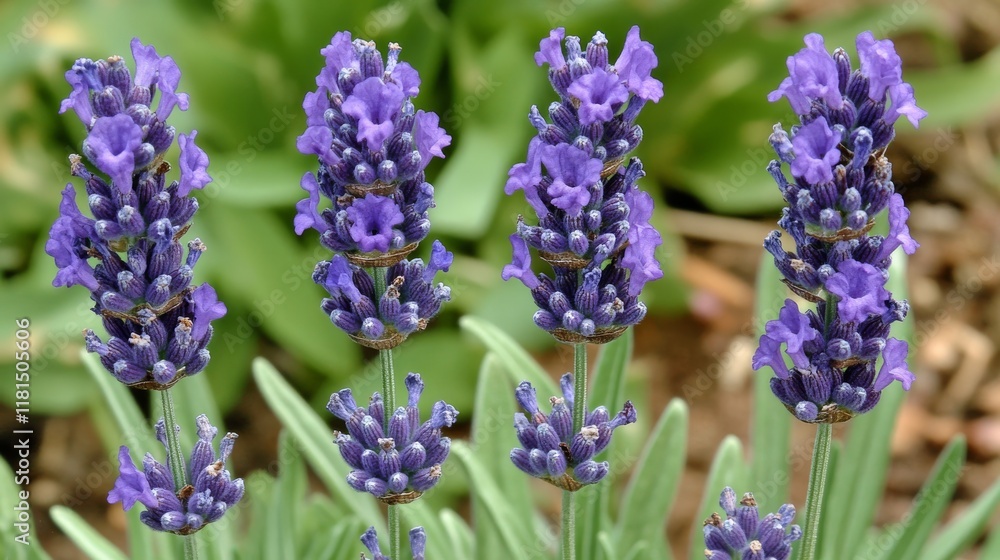 Obraz premium a detailed close-up of a lavender flower