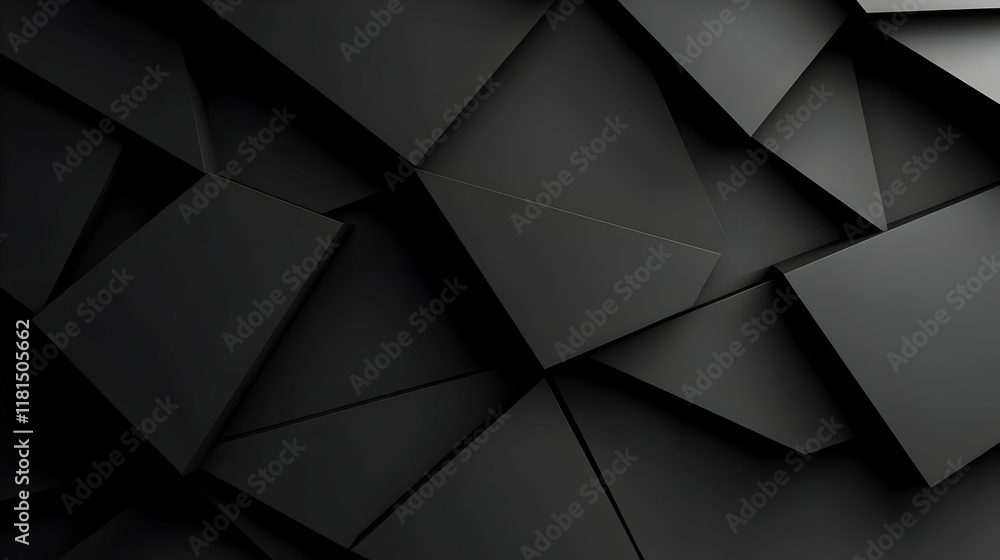 Abstract Black Geometric Shapes Background Abstract Black Geometric Shapes Background