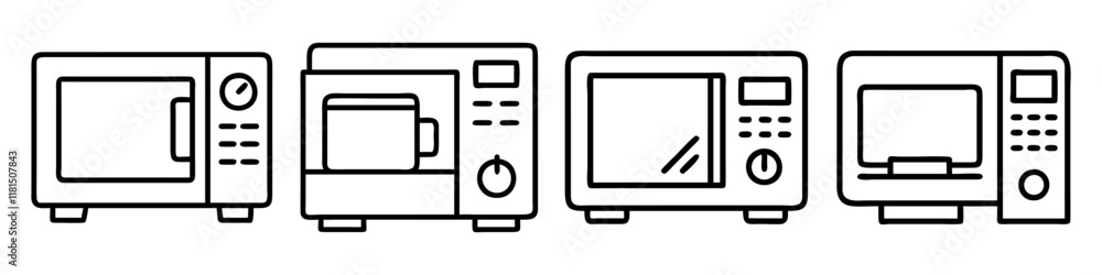 office microwave icon, office line art, office vector - simple black line art icon of office microwave perfect for logos, and office-themed designs. office microwave icon, office line art, office vector - simple black line art icon of office microwave perfect for logos, and office-themed designs.