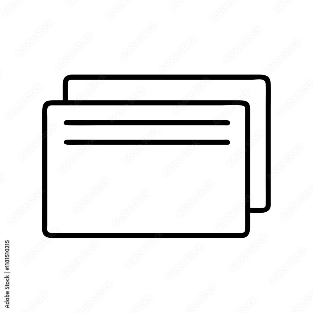index cards icon, office line art, office vector - simple black line art icon of index cards perfect for logos, and office-themed designs. index cards icon, office line art, office vector - simple black line art icon of index cards perfect for logos, and office-themed designs.