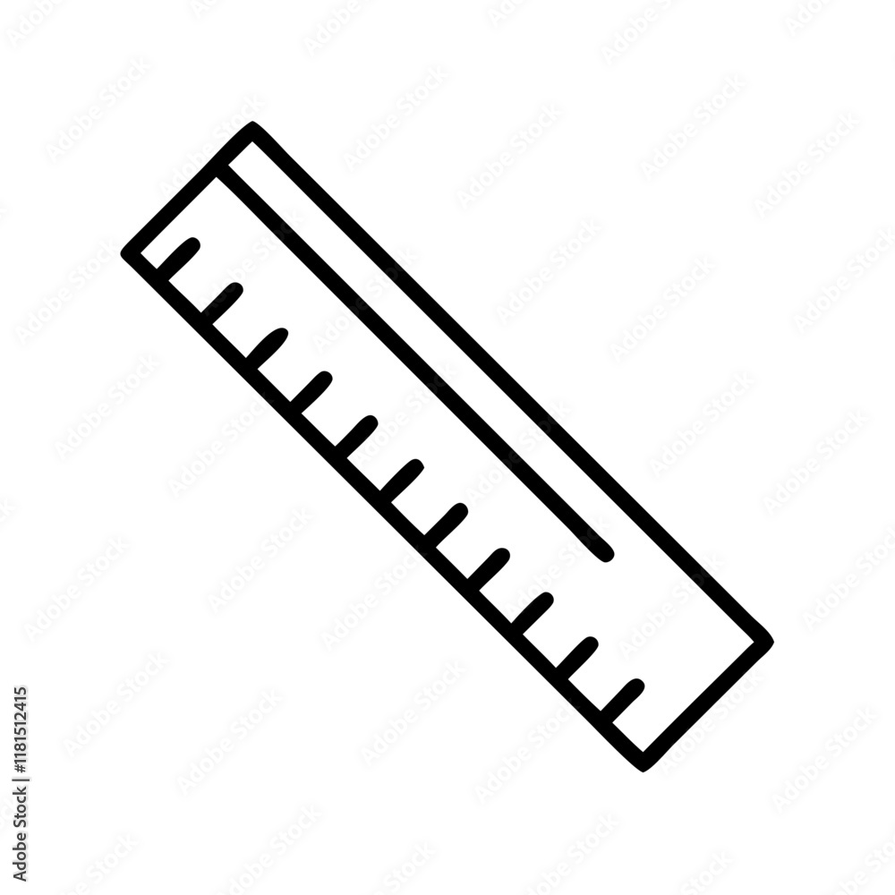 ruler icon, office line art, office vector - simple black line art icon of ruler perfect for logos, and office-themed designs. ruler icon, office line art, office vector - simple black line art icon of ruler perfect for logos, and office-themed designs.