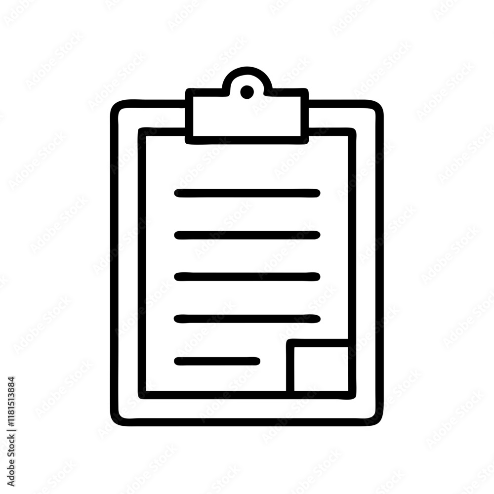 clipboard icon, office line art, office vector - simple black line art icon of clipboard perfect for logos, and office-themed designs. clipboard icon, office line art, office vector - simple black line art icon of clipboard perfect for logos, and office-themed designs.