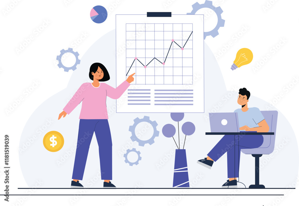 Creative startup illustration, featuring a rocket launch design for visionary entrepreneurs. Creative startup illustration, featuring a rocket launch design for visionary entrepreneurs.