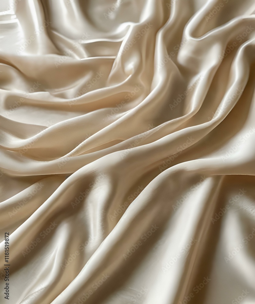 Fototapeta premium milky silk fabric background