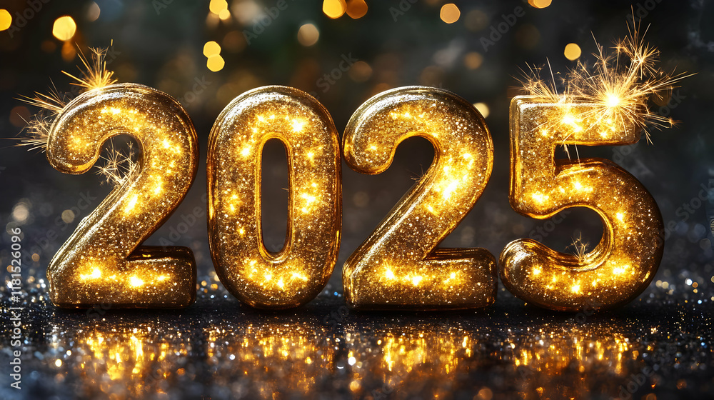 2025 Golden Celebration with Sparkling Lights 2025 Golden Celebration with Sparkling Lights