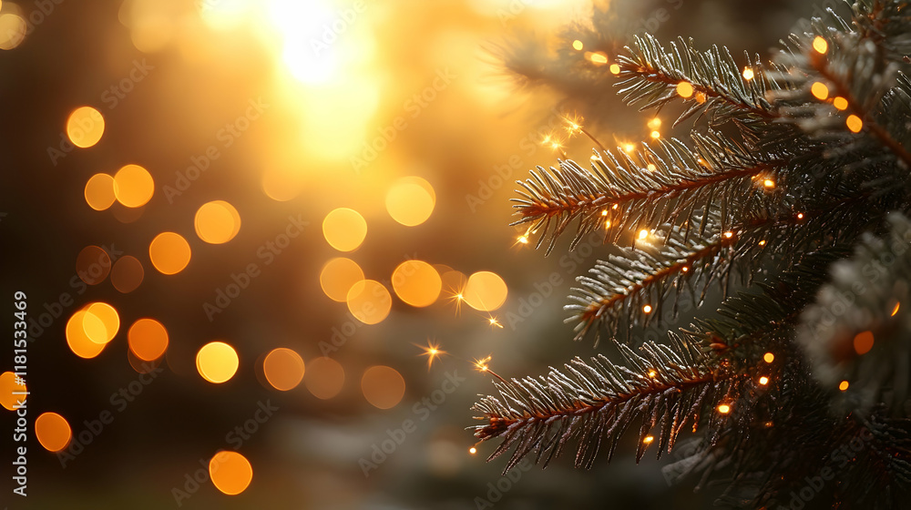 Golden Lights & Festive Pine: Holiday Magic Golden Lights & Festive Pine: Holiday Magic