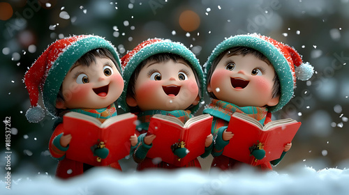 Children Sing Carols Joyful...