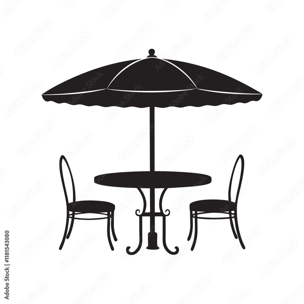 cafe table icon vector silhouette illustration on white background.table and chair icon
cafe table icon vector silhouette illustration on white background.table and chair icon