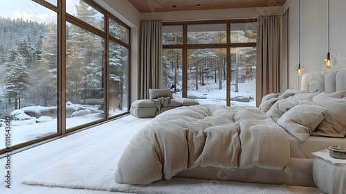 Cozy Bedroom Creates Winter...