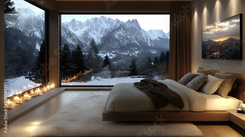 Cozy Bedroom Creates Winter...