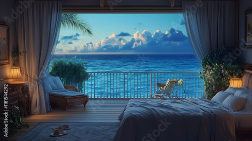 Ocean View Bedroom Creates ...